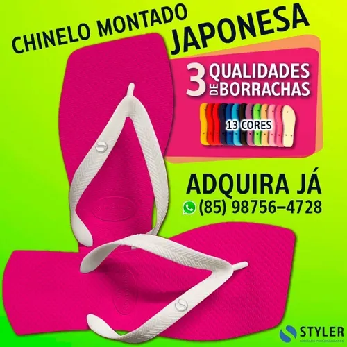 Chinelo Japonesa Montado