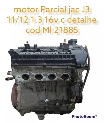 MOTOR PARCIAL JAC J3 11/12 1.3 16V  C/Detalhe