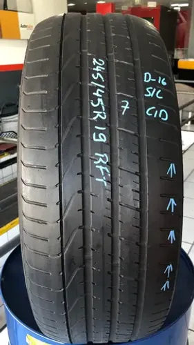 Pneu 245/45r19 Pirelli Pzero Rft 98y Run Flat *7 (usado)
