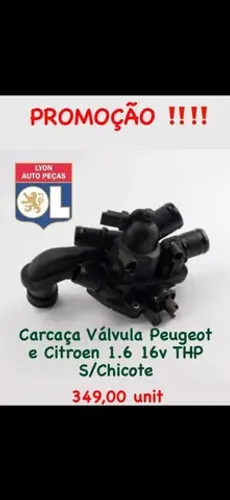 Carcaça Válvula termostatica motor THP Peugeot / Citroen