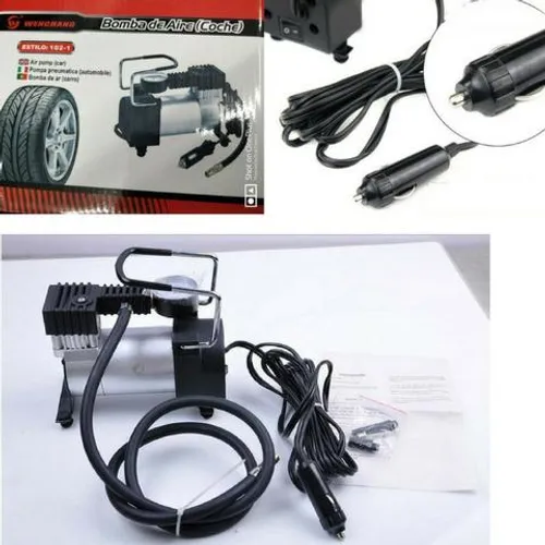 Mini Compressor Ar 100psi 12v P/ Pneu Em Geral Carro/moto/bolas e etc