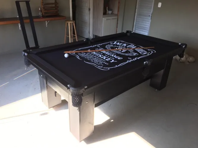 Mesa de Bilhar Preta Tx Personalizada Jack Modelo WDK3232