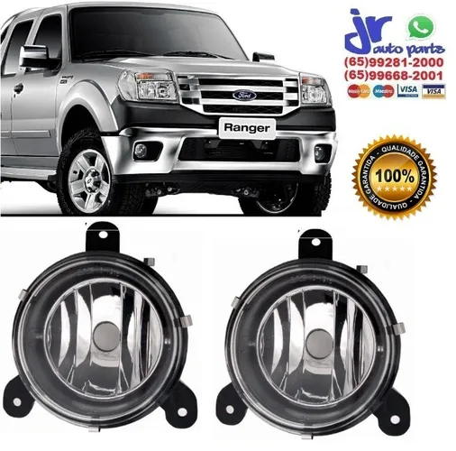 Par Farol de Milha Ford Ranger 2005 2006 2007 2008 2009 Auxiliar Neblina