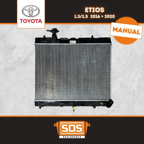  Radiador Toyota Etios (MAN) 2016/2020