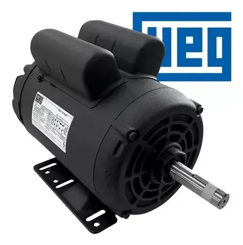 Motor Elétrico Monofásico 2cv 4polos 110/220v Betoneira Weg<br><br>