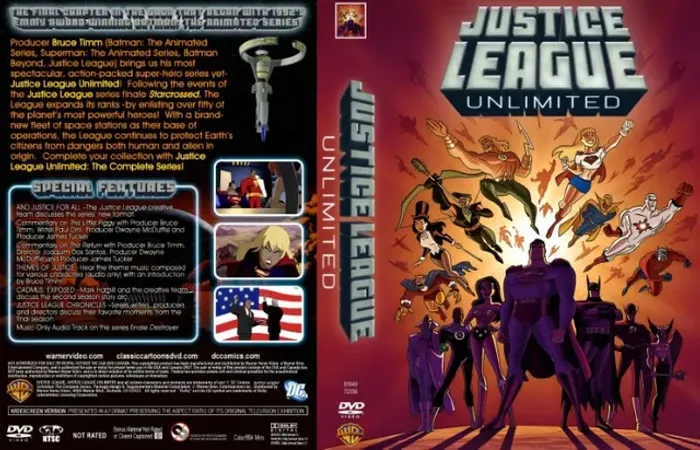 liga da justiça serie animada dvd