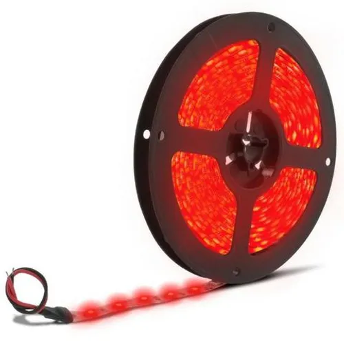 Rolo Fita Led Vermelha Dupla Face 3m Smd 5050 12v 5 Metros