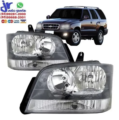 Par Farol Blazer Pit Bull 01 02 03 04 05 06 07 08 09 10 11 Máscara Negra