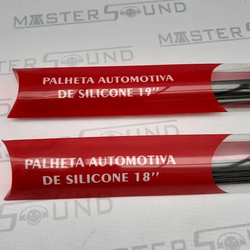 Palheta de silicone universal 18" e 19". Nova. Colocada. cada.