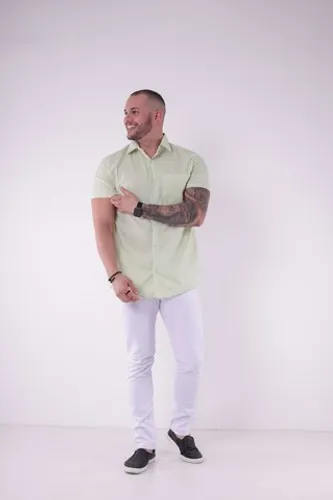 Calça Masculina Brim c/ Lycra 