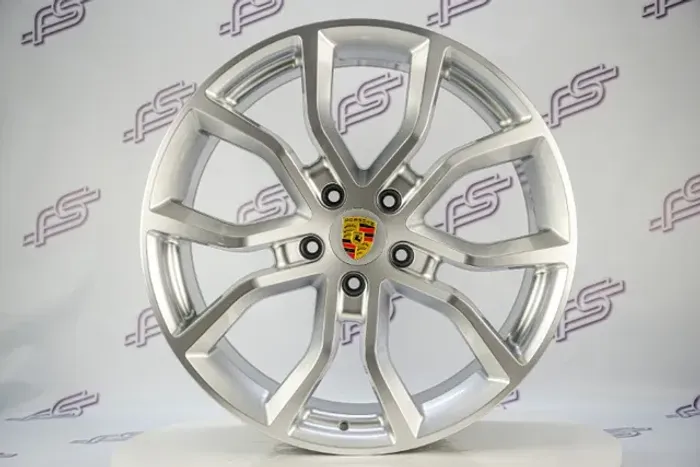  Rodas Porsche Cayenne 2018 Prata 5x130 - 21x9,5