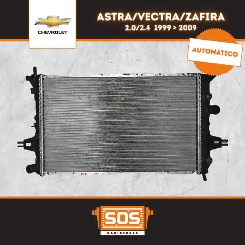 Radiador Chevrolet Astra/Vectra/Zafira (AUT) 1999/2009
