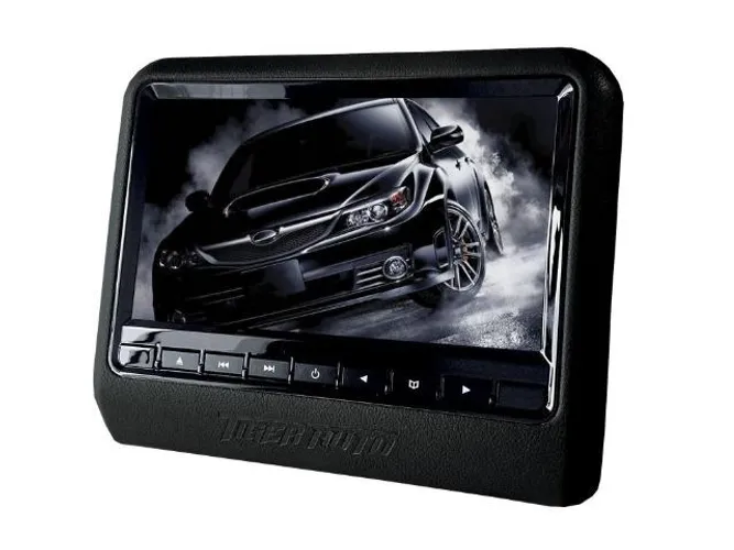 Encosto Cabeça Tela Led Dvd 7 Polegadas Tiger Auto Preto