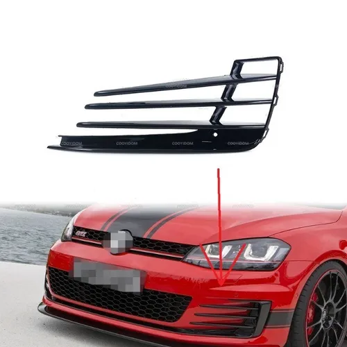 Grade Esquerda Farol de Milha Volkswagen Golf Gti MK7 2013 2014 2015 2016 2017