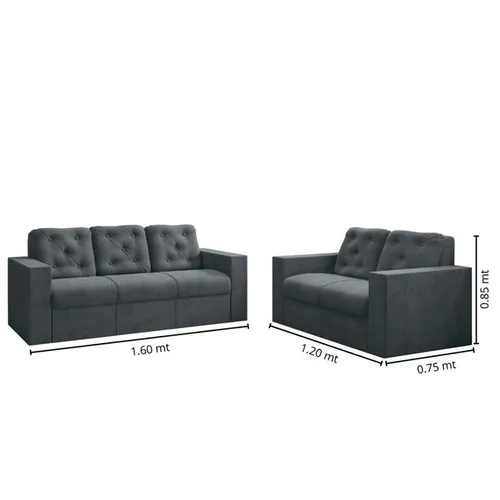 Conjunto 2 e 3 lugares