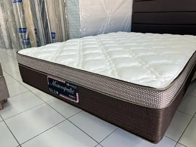 Colchão Queen Sankonfort Molas Superlastic Suporte Alto Até 150 Kg Firme Novo!