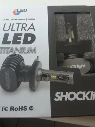 Led ultra led h4 shocklight nova na caixa garantia instalado