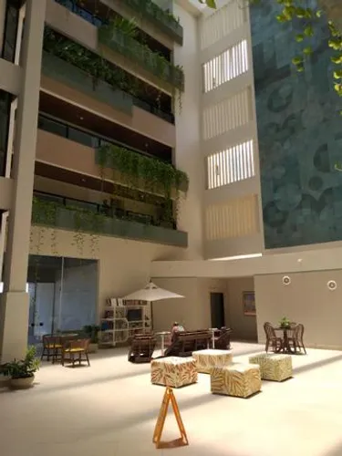 Barra Flat 212 - Vista mar lateral maravilhosa!