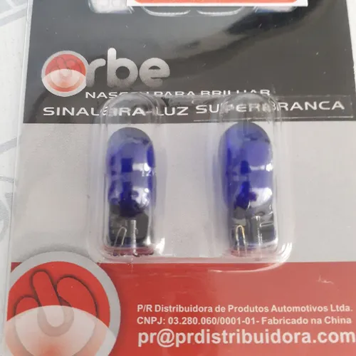 Lâmpada pingo azul. Nova. Instalada.