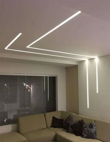 Perfil Embutir LED 2m e 3m