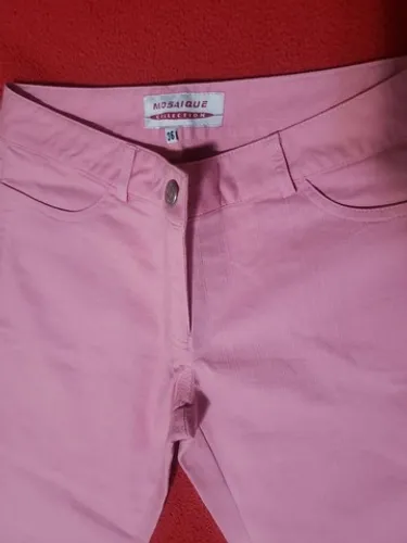 Linda Calça Feminina Rosa - Tamanho 36 - Nova