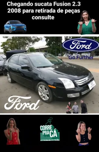 Sucata Ford Fusion 2.3 2008 para retirada de peças