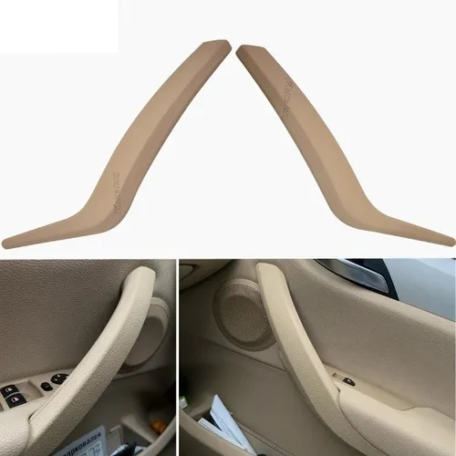 Par Puxador Interno Porta Dianteira Bmw X1 2010 2011 2012 2013 2014 2015 Bege