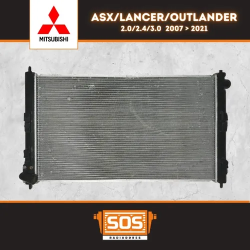 Radiador Mitsubishi Asx/Lancer/Outlander 2007/2021