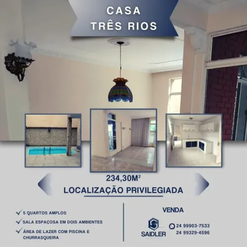 Casa no centro de Três Rios RJ