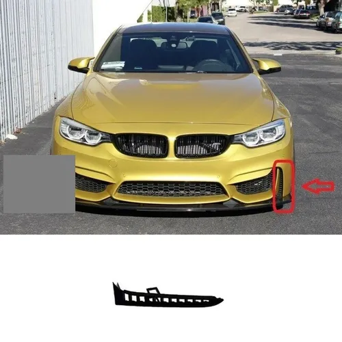 Aplique Esquerdo Grade Milha Bmw M3 2015 2016 2017 2018