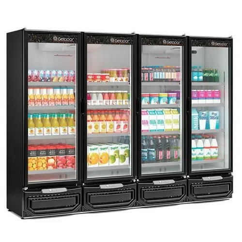 Refrigerador Expositor 4 Portas Gelopar - Marcos