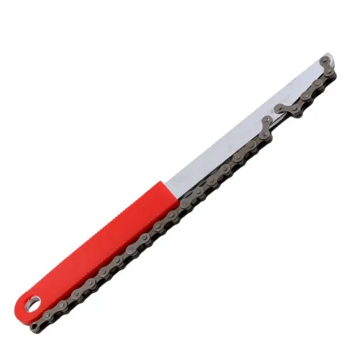 Chave Corrente p/ Extração de Cassete Catraca Livre Shimano Sram e outros - Vermelho 7777