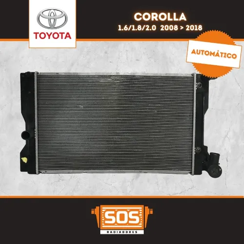 Radiador Toyota Corolla (AUT) 2008/2018