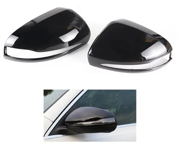 Par Capa Retrovisor Mercedes Benz C180 C200 C250 2015 a 2021 Black Piano