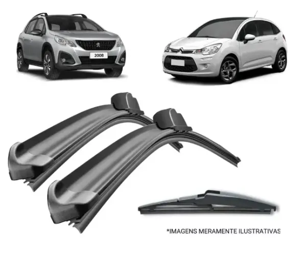 Par Palheta C3 Peugeot 2008 2014 2015 2017 2018 2019 2022
