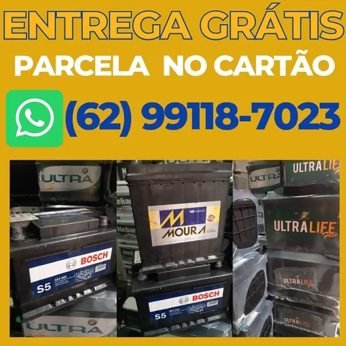 Bateria 40Amp/ Bateria 45 Amp Nova Já Entregue e Instalada, Diversas Marcas