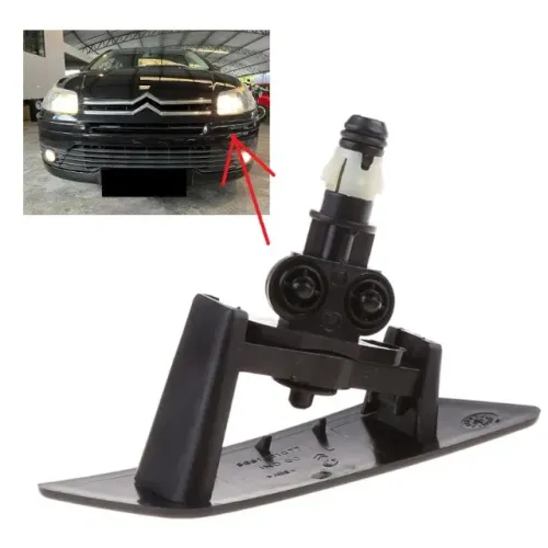 Tampa com Esguicho Farol Esquerdo Citroen C4 Pallas C4 Vtr 2007 a 2013