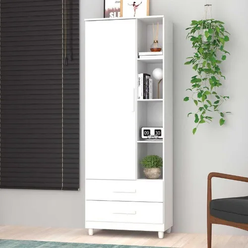 Estante Multifuncional Paris Branco - Frete Grátis  - Receba Hoje
