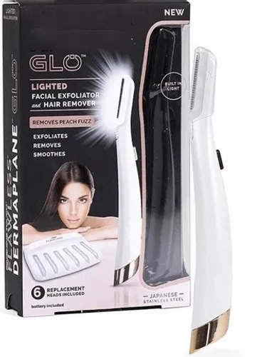 Removedor E Esfoliador De Pelos Faciais Dermaplane Glo
