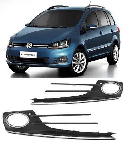 Par Grade Farol Milha SpaceFox 2015 2016 2017 2018 2019 Preto 