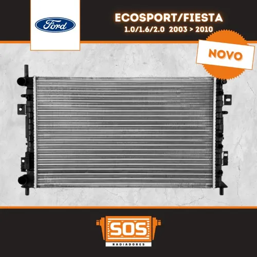 Radiador Ford Ecosport/Fiesta 2003/2010
