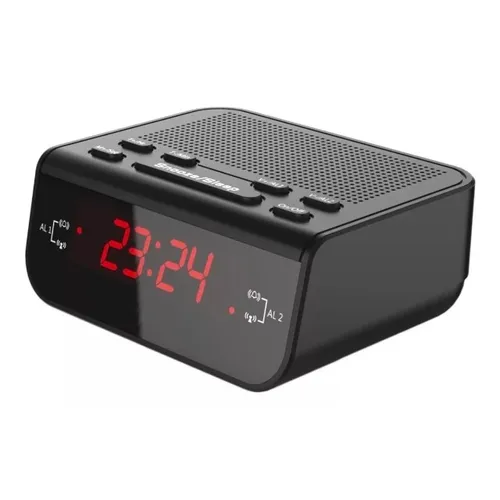 Rádio Digital Relógio Despertador Alarme Duplo Lelong Le-671