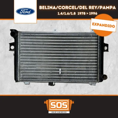 Radiador Ford Belina/Corcel/Del Rey/Pampa 1978/1996