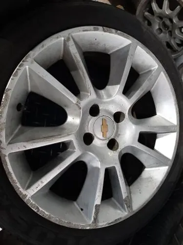 Roda aro 17 Raiada Prata Chevrolet  5X110 usadas