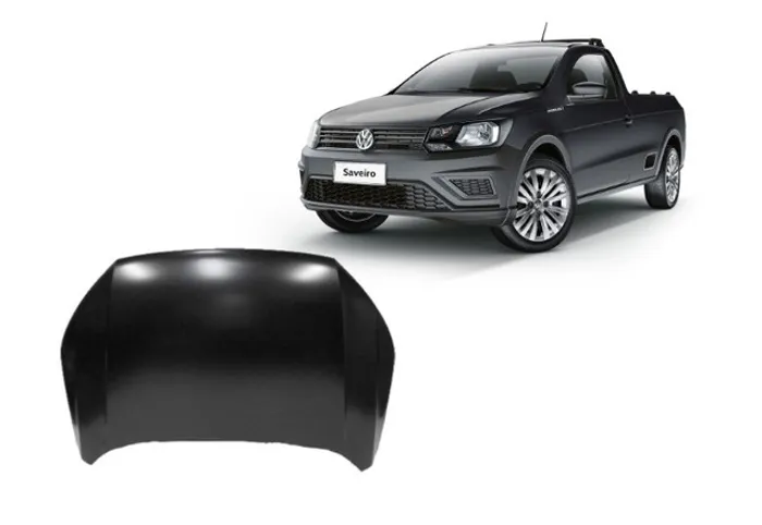 Capô Tampa Dianteira Gol Saveiro Voyage 2017 a 2022 Original Volkswagen 5U7823031GRU