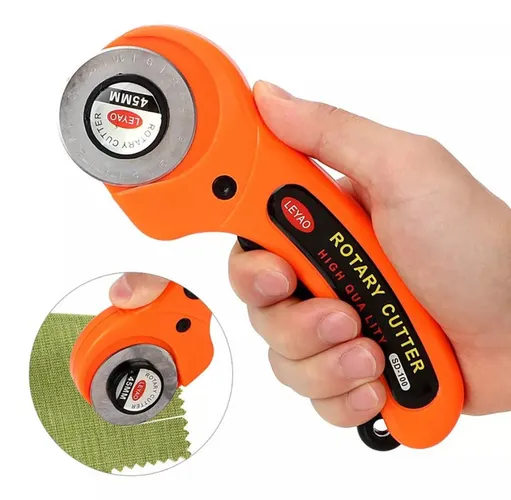 Estilete rotativo SD-100 lâmina circular 45mm ambidestro artesanato trabalhos