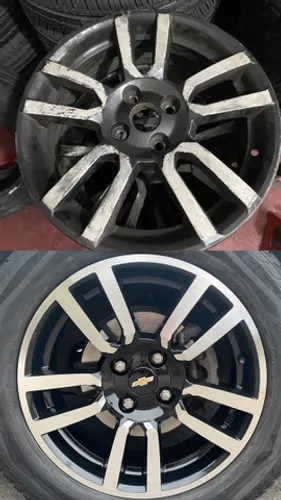 REFORMA, PINTURA E DIAMANTAÇÃO DE RODAS LIGA LEVE 