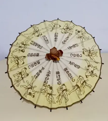 Linda Sombrinha Japonesa Decorativa em Miniatura 