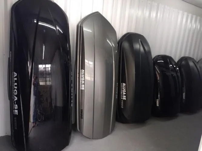 Locação de bagageiro de teto Thule 320, 330, 390, 410, 450, 460 e 630 litros