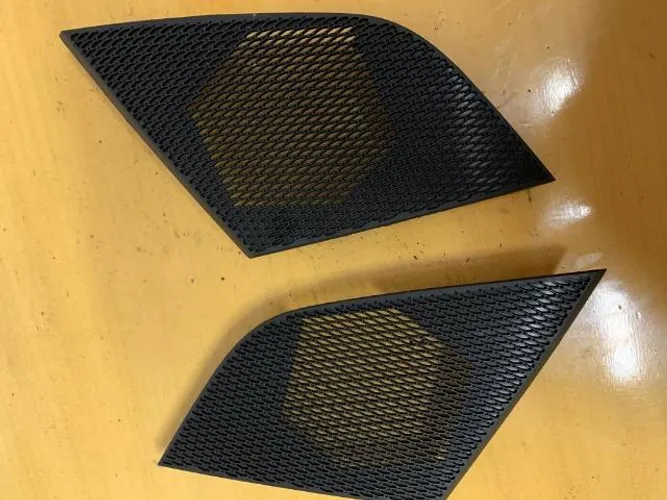 Par de tela do alto falante do painel jeep renegade original